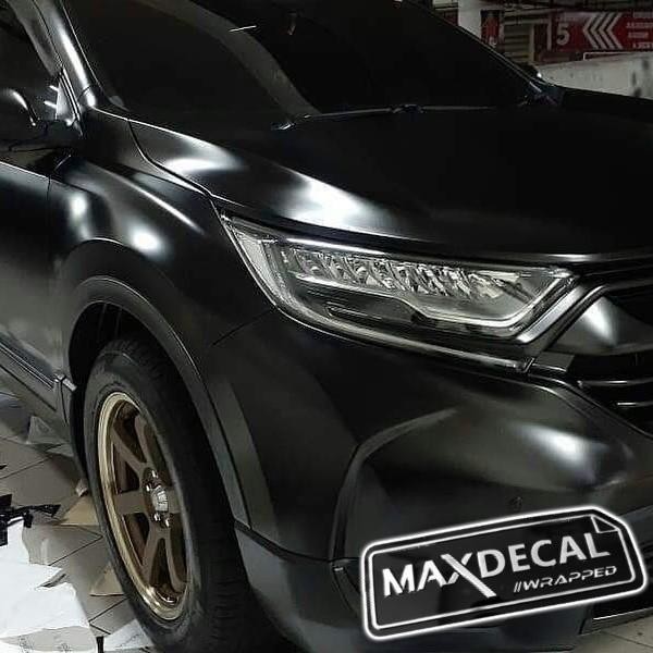Maxdecal 9600 Smt15 Satin Matt Black Semi Doff Wet Look Pet Liner Premium Wrap Film