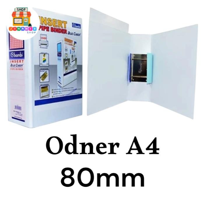 

Odner A4 80mm Pipe Binder Bambi 80mm - A4 White 1178 Mica