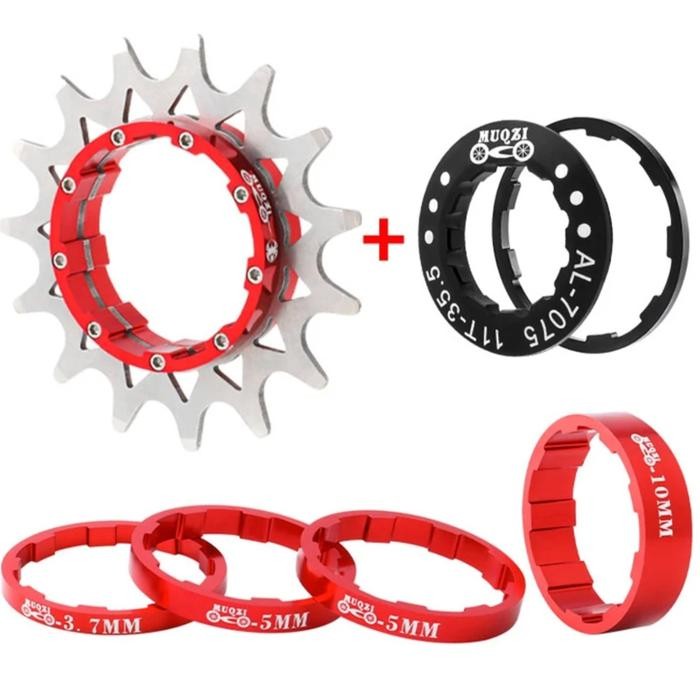 Muqzi COG Single Speed Adaptor Gear Single Speed Sepeda BMX Fixie MTB