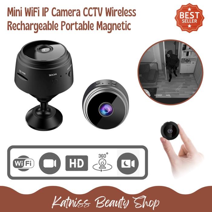 MINI WIFI IP CAMERA CCTV WIRELESS RECHARGEABLE PORTABLE MAGNETIC