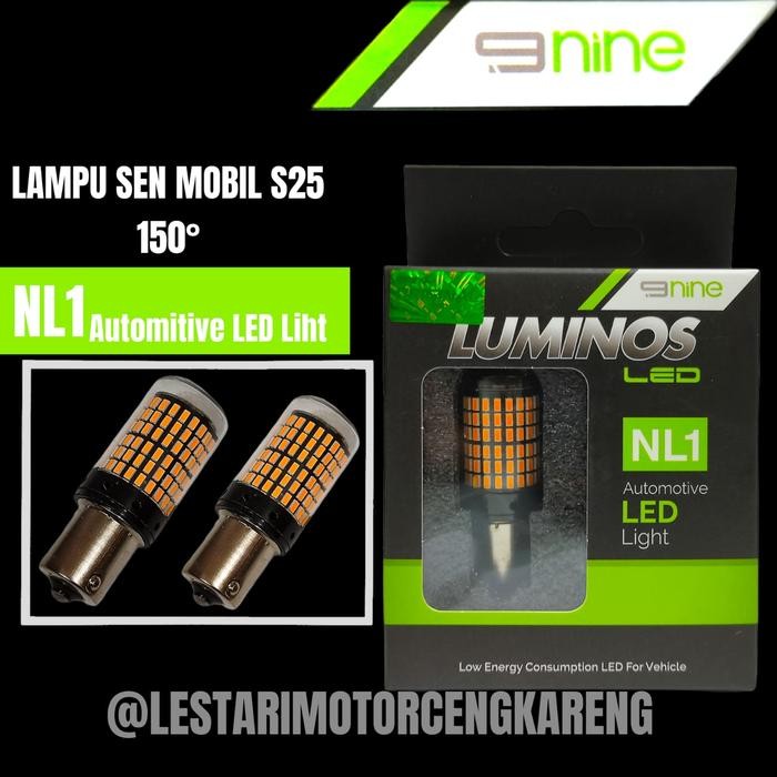 LUMINOS LED LAMPU SEN SEIN MOBIL SUPER BRIGHT CANBUS FREE S25 114 LED