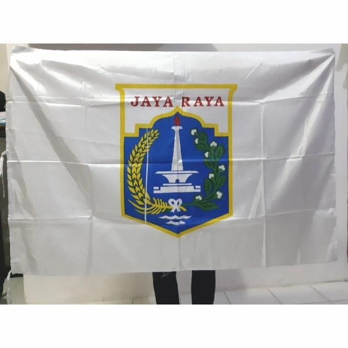 

Terlaris bendera pemda dki / bendera jaya raya / bendera pemprov dki 90 x 135 SALE