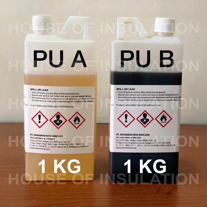 POLYURETHANE FOAM, PU A PU B (1 kg PU 1 kg PU B)