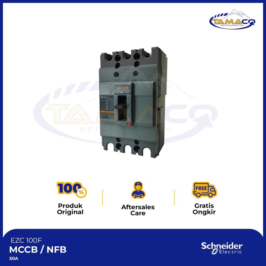 EZC 100F MCCB / NFB 50A - Schneider