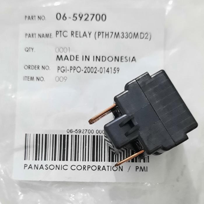 Relay PTC kulkas panasonic 2 pintu original