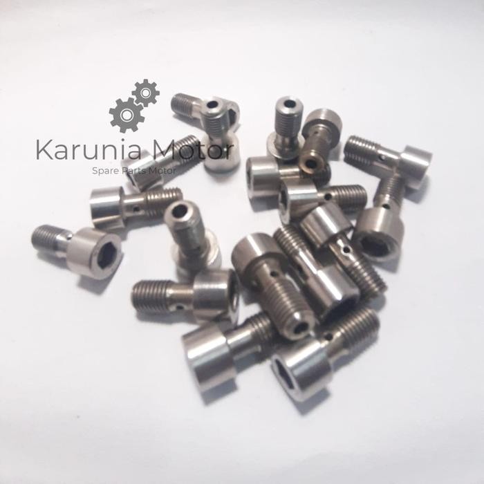 TERLARIS BAUT SELANG SLANG REM DISC L STAINLESS