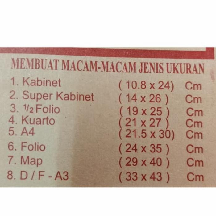 

AMPLOP COKLAT FOLIO/ AMPLOP SURAT(1PAK ISI 100LBR) KODE 1378