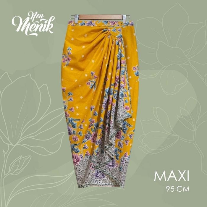 TERMURAH ROK LILIT KUNING KUNYIT NON.MENIK READY STOCK