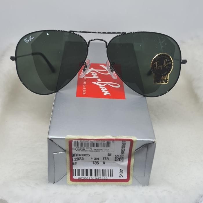 Limited Sunglasses Rayban Aviator Rb3025 L2823 58-14-135 Original