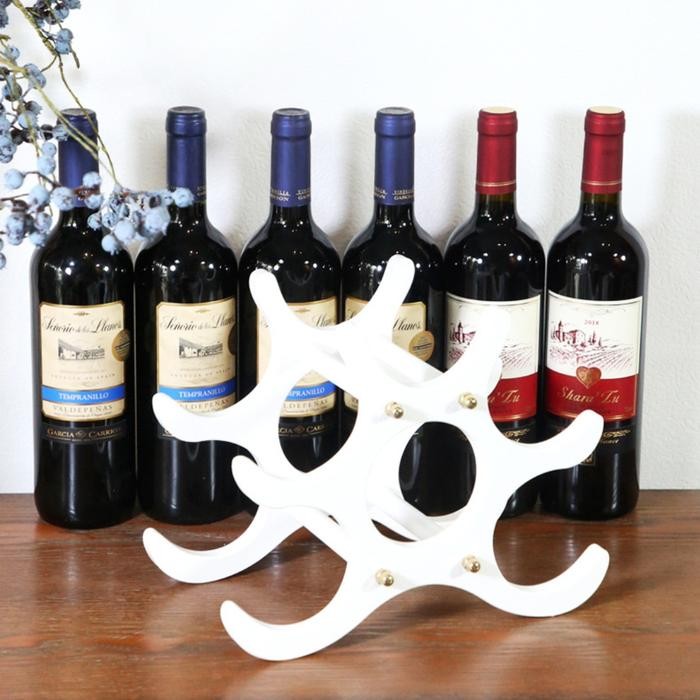 Rak Display Wine Kayu Gratisongkir