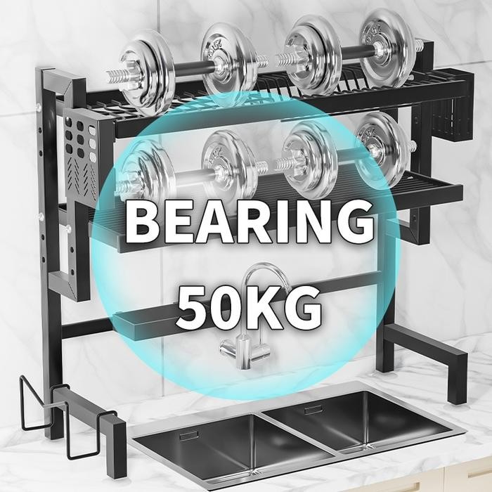 Rak Piring Wastafel Stainless Steel Rak Cuci Piring Wastafel Rak Dapur Rak Piring Gantung