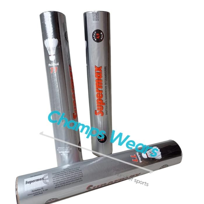 Supermax Silver Shuttlecock / Kok Supermax / Supermax /Supermax Silver Gratisongkir