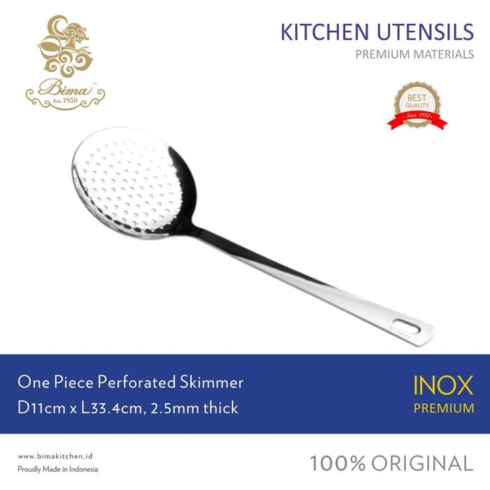 SUTIL Bima Perforated Skimmer One Piece 33.4cm, Inox Premium