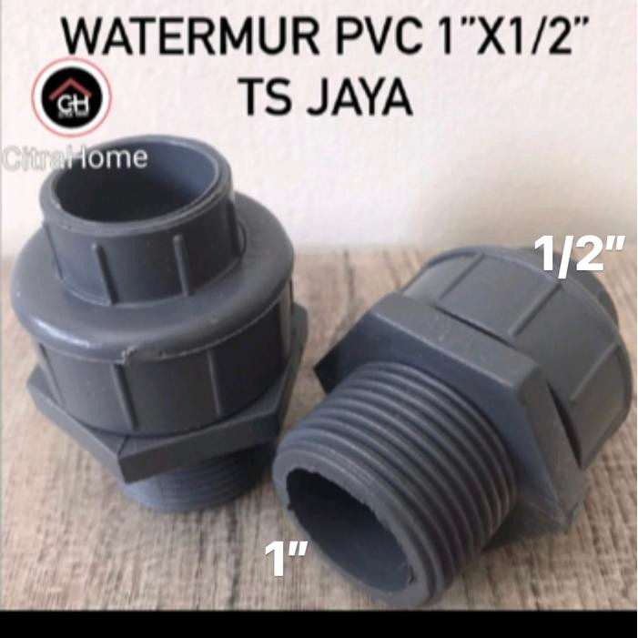 Watermur PVC 1 x 1/2" TS JAYA