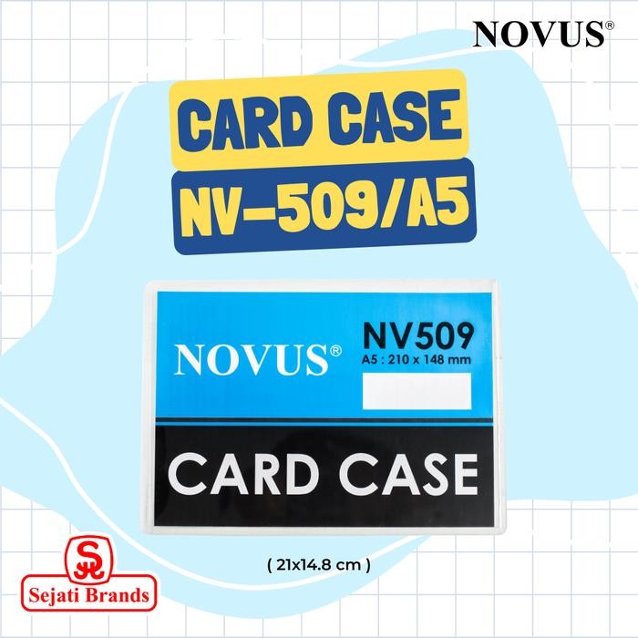 

NEW! NOVUS CARD CASE A5 NV-509 (210 X 148 MM)