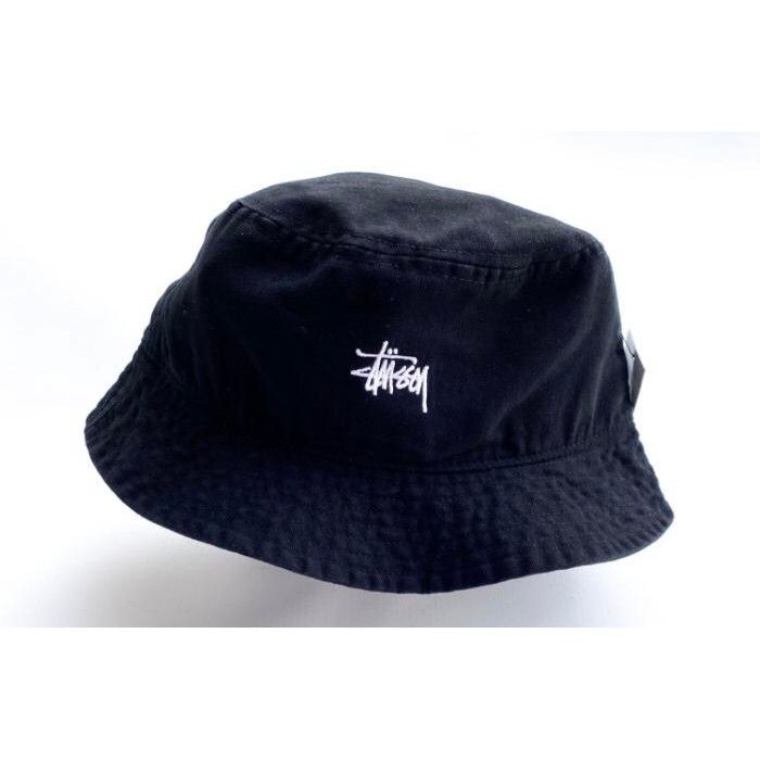Limited Stussy Washed Bucket Hat Black