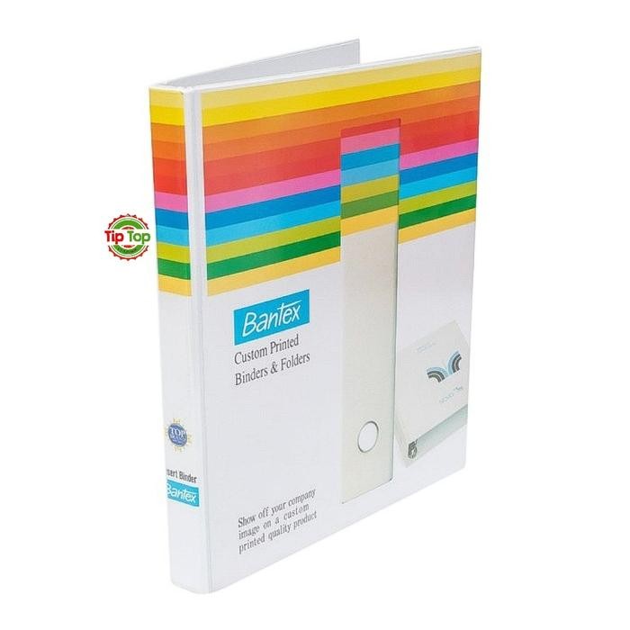 

BEST SELLER BANTEX Insert Ring Binder 3 Ring O 16mm A4 White #8605 07