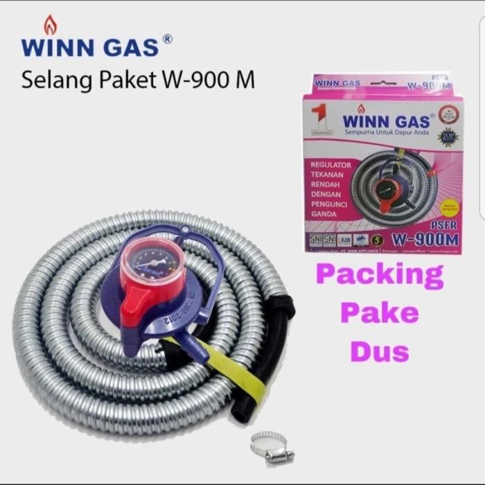 Selang dan Regulator Winn Gas PSFR W-900M Selang dan Regulator Winn Gas W 900 M