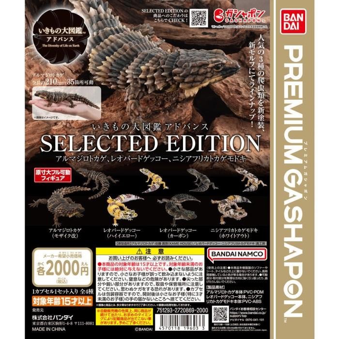 Ikimono SELECTED ED armadillo lizard mozaic figure bandai premium