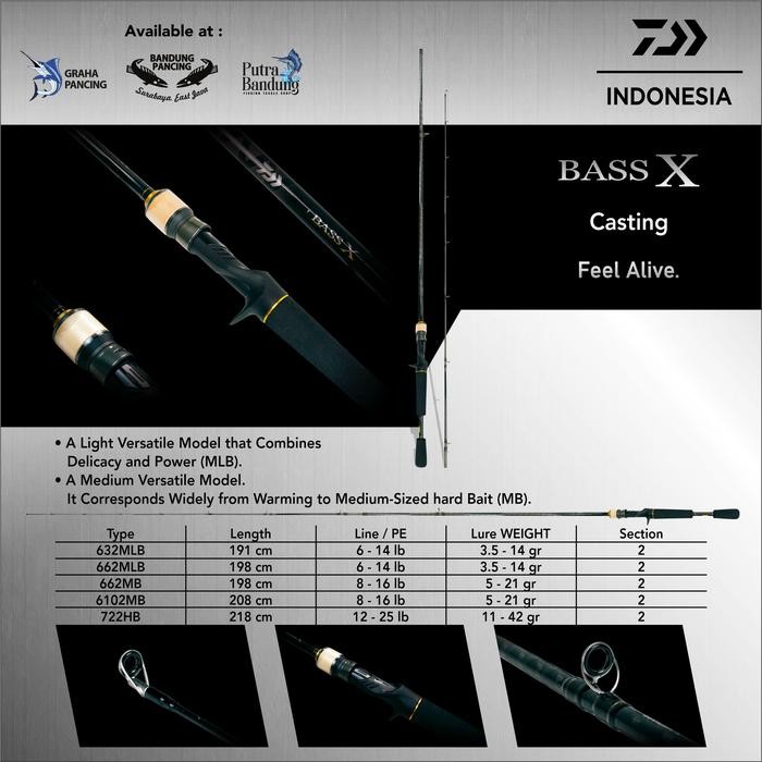 ROD / JORAN DAIWA BASS X BAITCASTING (BC)