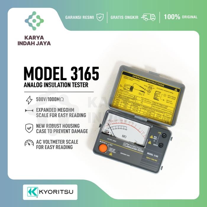 Terbaik Kyoritsu 3165 Analog Insulation Tester