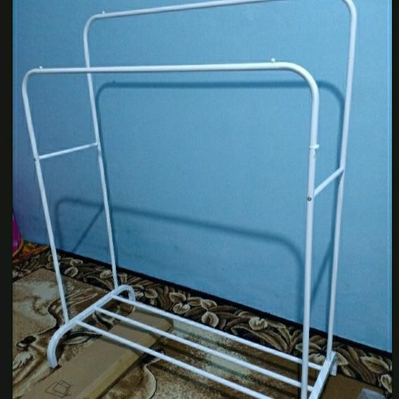 Double Big Stand Hanger / Gantungan Display Double Big