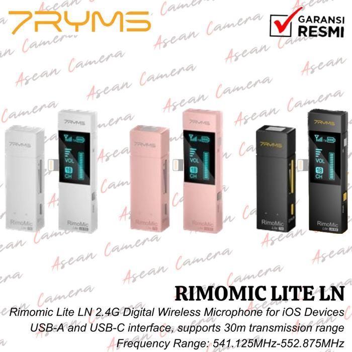 7RYMS RimoMic Lite LN Digital Wireless Mic Microphone for iOS Devices