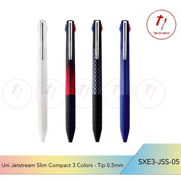 

Uni Jetstream Slim Compact 3 Colors Multipen 0.5 mm SXE3-JSS-05 best seller