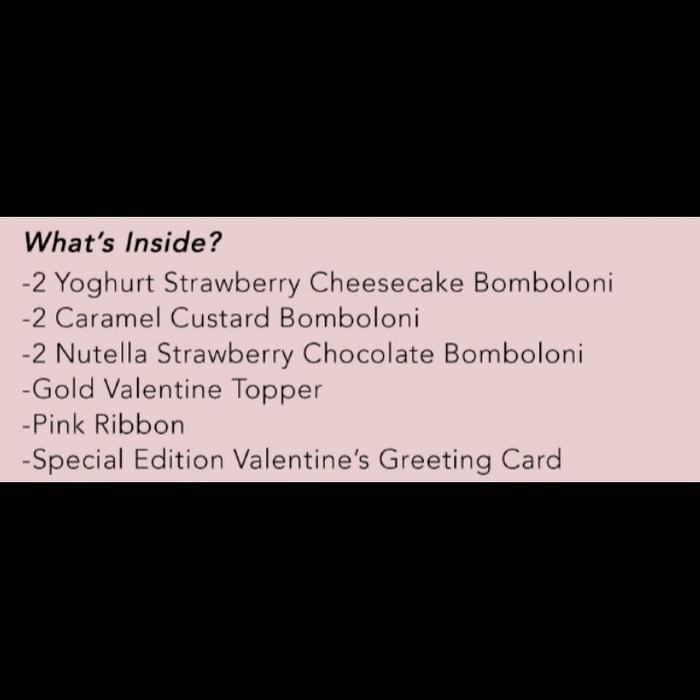 

Kado Hadiah Valentine Gift Box Donat / Doughnut Bomboloni