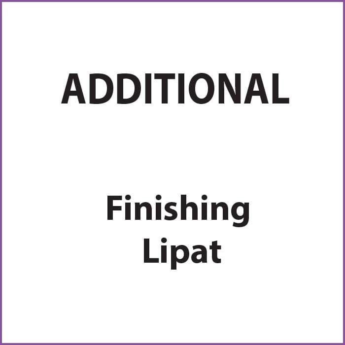 

Additional Tambahan Finishing Lipat