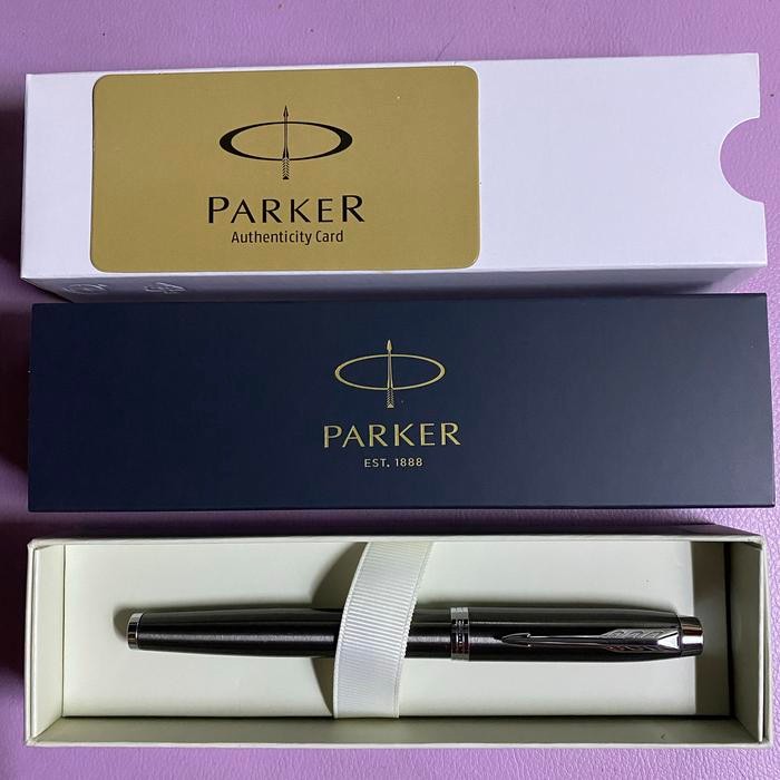 

Pulpen Parker IM New Dark Expresso CT Roller Ball ( Klip Silver )