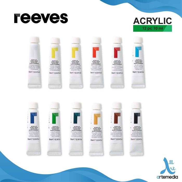 

Cat Akrilik Reeves Acrylic Paint Color Tube Set