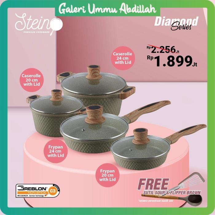 Paket Diamond Stein Steincookware Paket Diamond Series - ORIGINAL