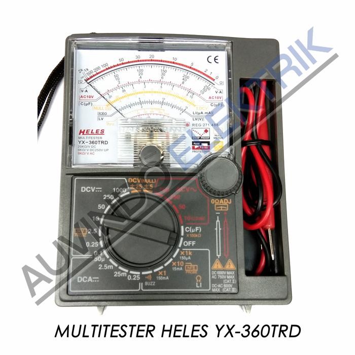 Terbagus Multimeter Heles Yx 360 Trd Multitester Avometer Analog Heles Yx360Trd