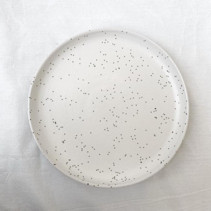 Piring keramik putih mewah / Piring Nordic / Piring Shiro / Piring Putih / Piring Keramik Makan