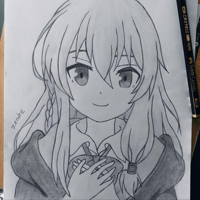 

DRAWING GAMBAR SKETSA ANIME CUSTOM A4, JASA REQUEST GAMBAR ANIME CUSTOM, SKETSA ANIME A4 TERMURAH
