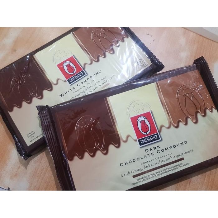 

FyZ Tulip dark compound 500gr / DCC coklat 500 gram cokelat coklat dark