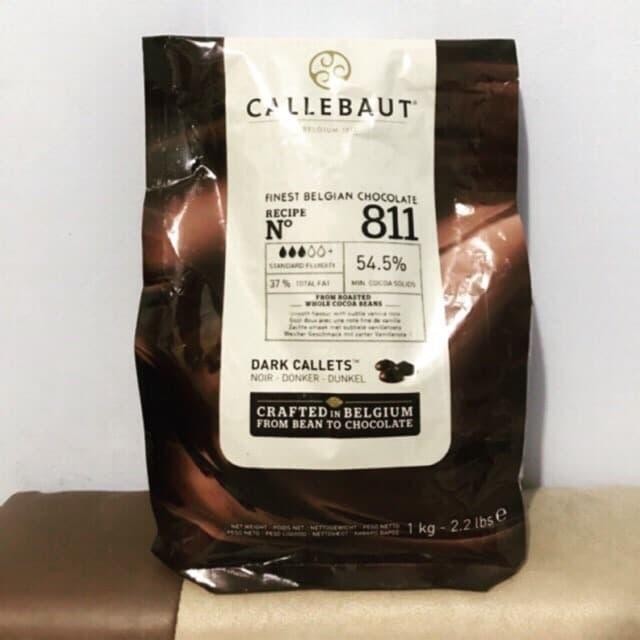 

FyZ Callebaut Dark 54% 811 NV 1 kg bag - dark cooking chocolate dcc