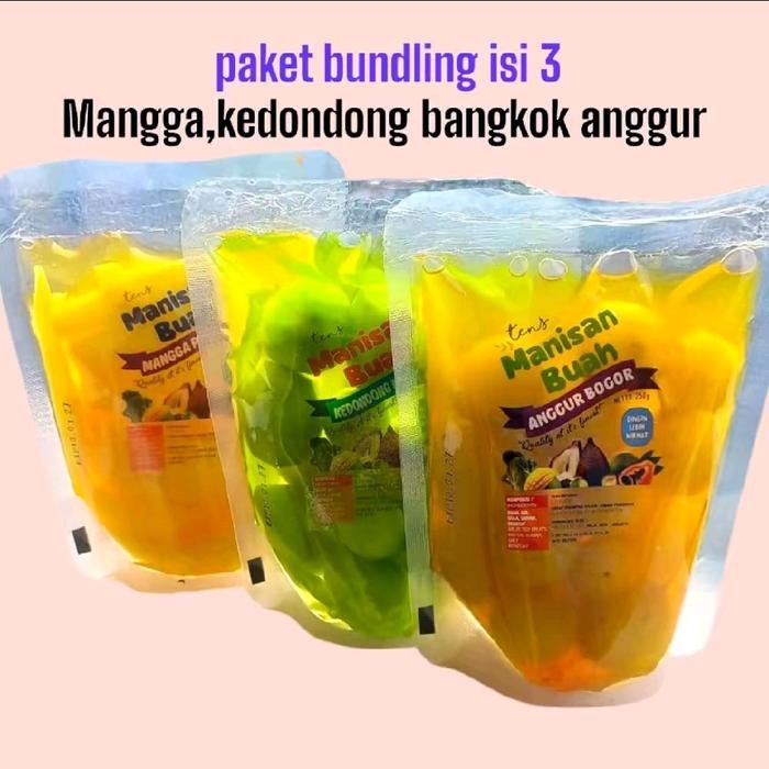 

Glx PAKET BUNDLING ISI 3 MANGGA KEDONDONG BANGKOK ANGGUR BOGOR