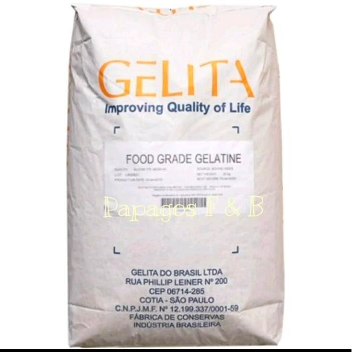 

Glx Bubuk Gelatin Import Australia Merk Gelita repck 100 gr / gram