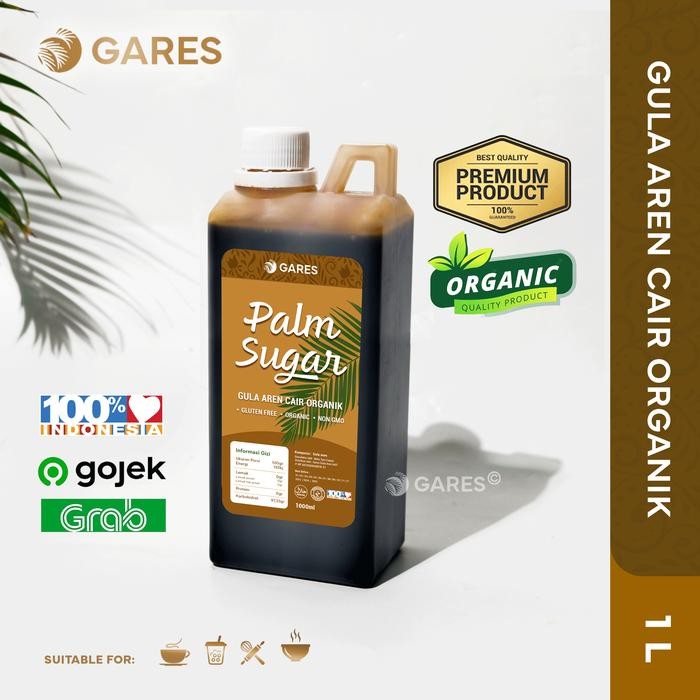 

FyZ 1 Liter Gula Aren / Palm Sugar Cair Murni, Alami, Organik, Premium, Tanpa Bahan Pengawet Food
