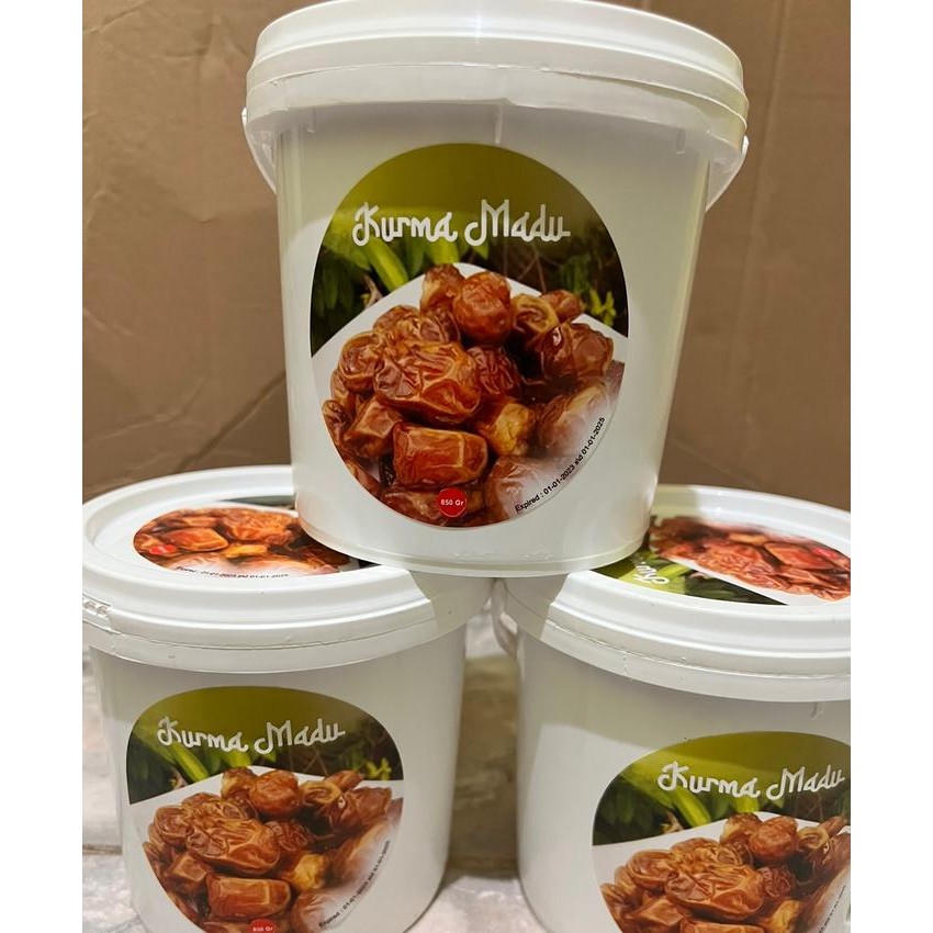 

FyZ Kurma Madu Premium Ember 850gr Rendah gula