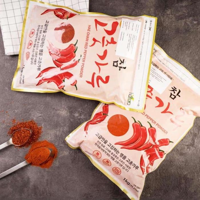 

Glx Gochugaru Hot Pepper Flakes (bubuk cabe kasar / halus) - isi 1kg