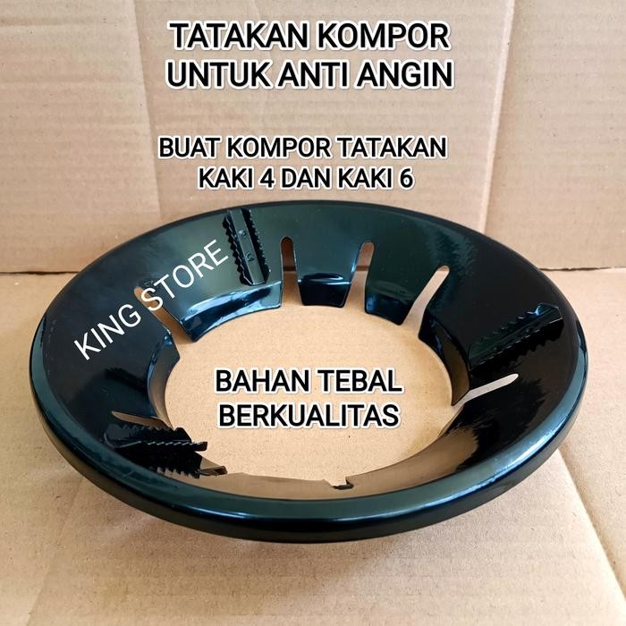 TATAKAN COVER KOMPOR GAS ANTI ANGIN KAKI 6 ANTI SLIP LICIN DAN HEMAT