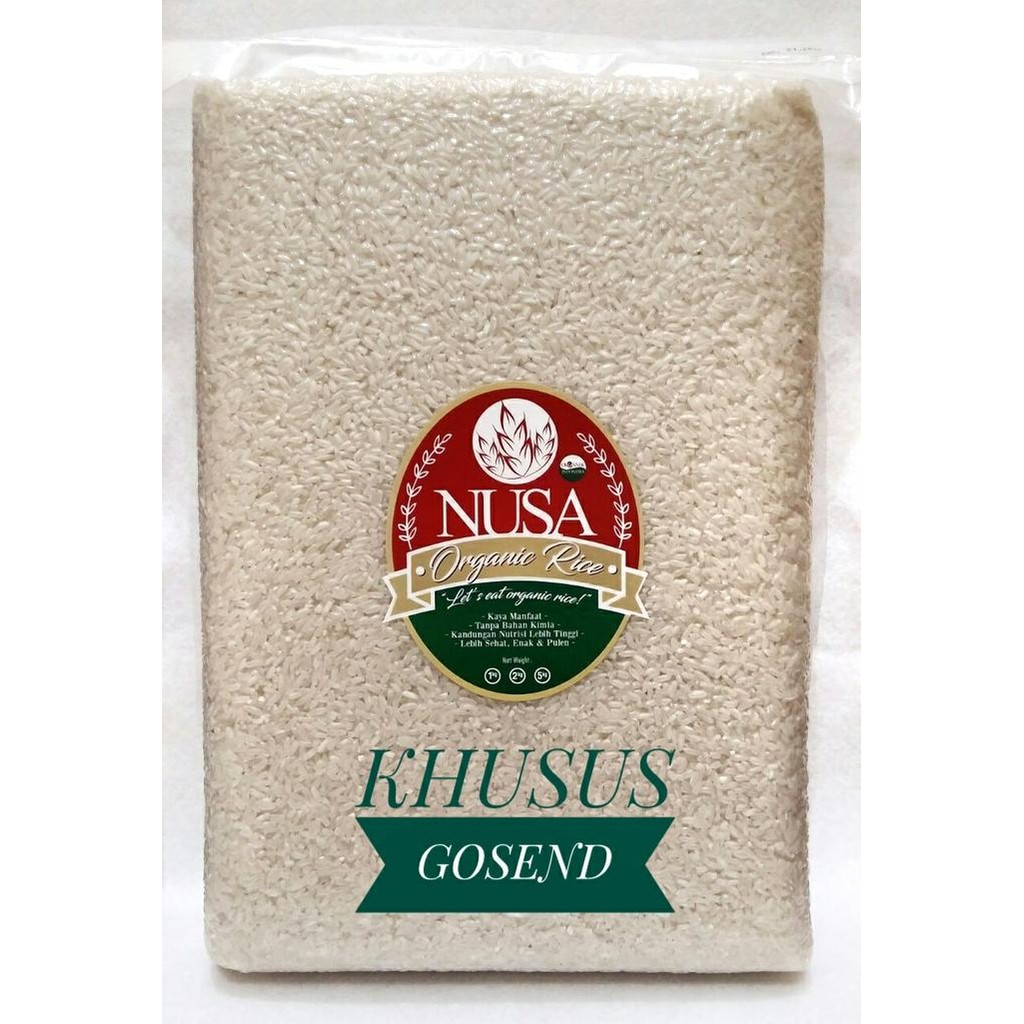 

Beras Organik Long Grain Low IG / Beras Diabetes 10kg (Khusus Gosend)