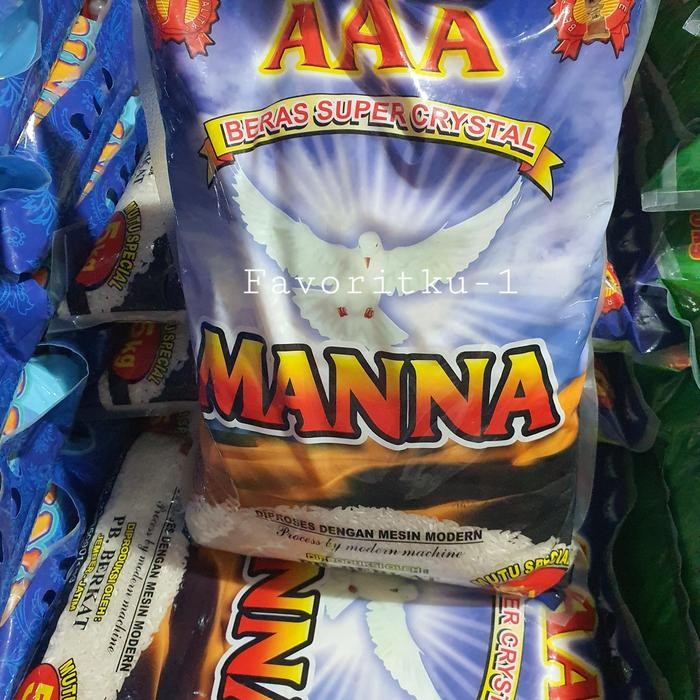 

Beras Manna AAA Kualitas Premium (Super Kepala) 5 kg