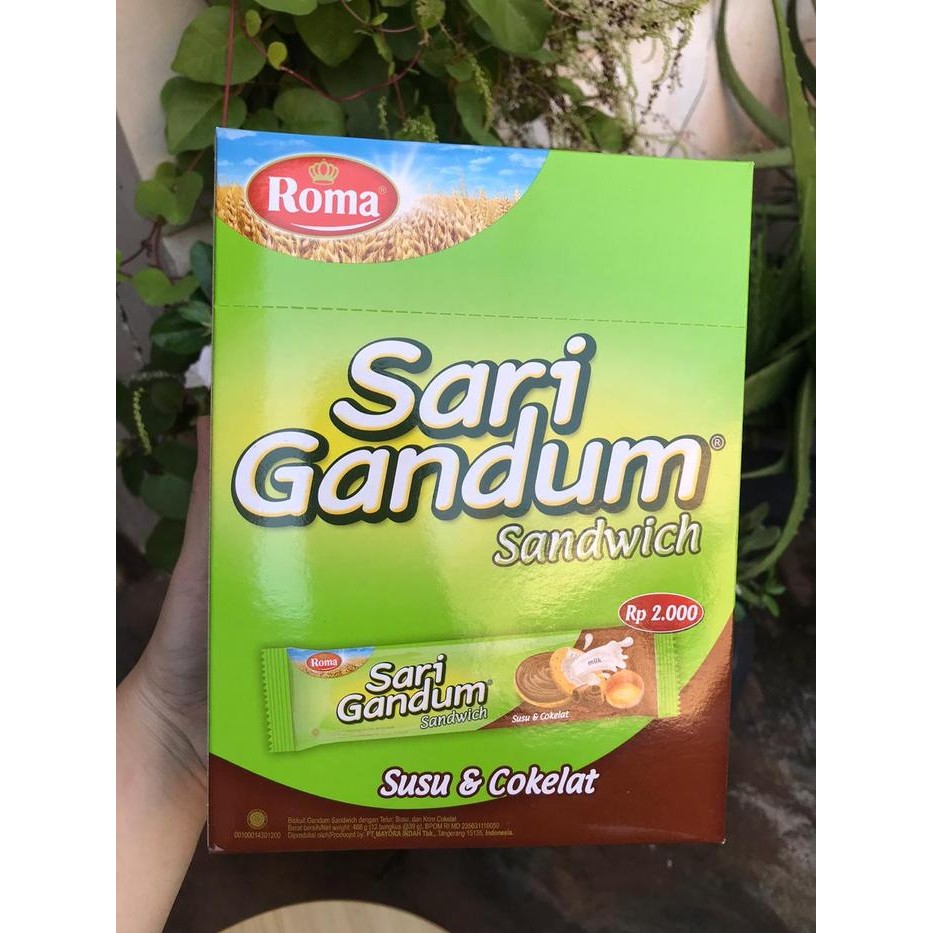 

Ger ROMA Sari gandum sandiwch Coklat