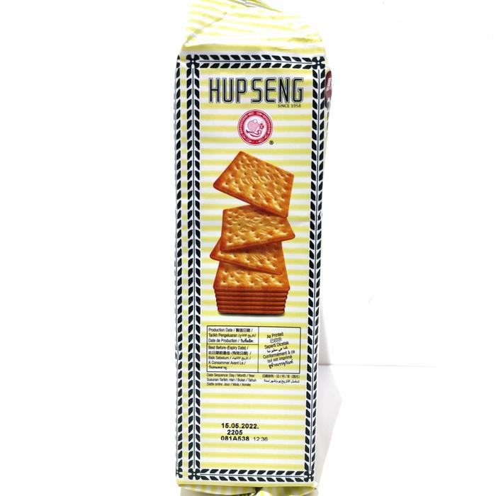 

Ger Hup Seng Cream Crackers 428 gr Biskuit Hup Seng Asin