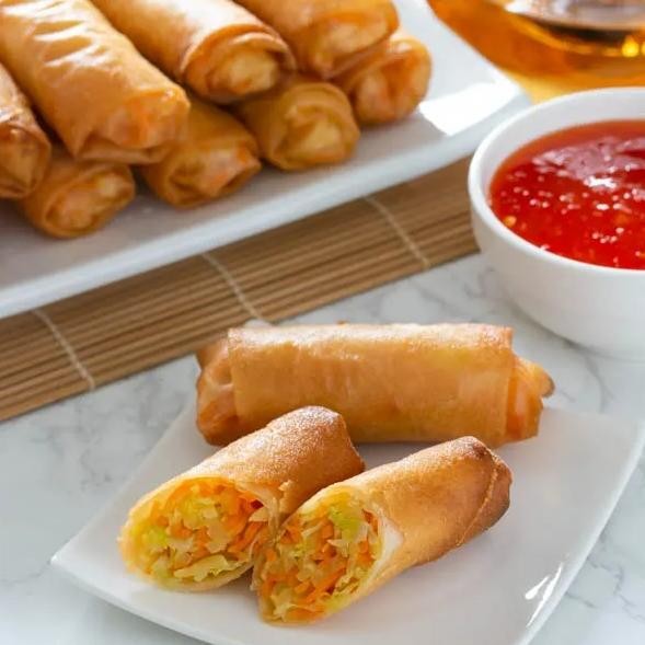 

Ger Vegetarian Spring Roll Lumpia Sayur Veggie 20 Pcs