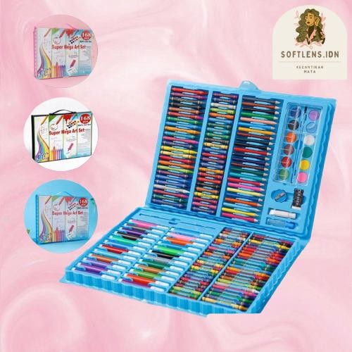 

Crayon Set Isi168 Pcs / Alat Lukis Anak Set Pensil Warna Crayon Gratisongkir